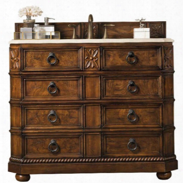 James Martin Regent 41 Single Bathroom Vanity In English Burl