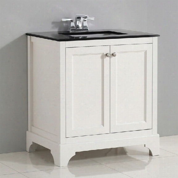 Simpli Home Cambridge 30 Soft White Bath Vanity In Soft White