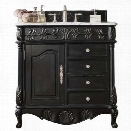 James Martin St. James 36 Single Bathroom Vanity in Empire Black