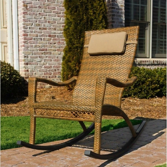 Tortuga Maracay Rocking Chair In Antique Brown