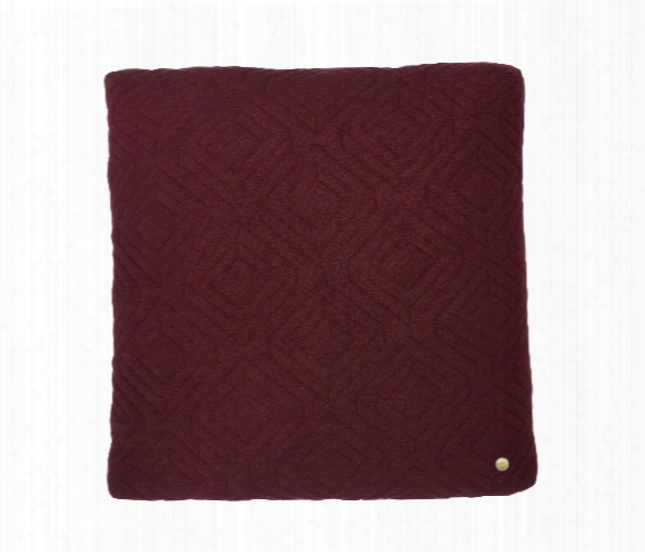 18 X 18 Quilt Cushion In Bordeaux Design By Ferm Living