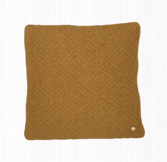 18 X 18 Quilt Cushion In Curry Design By Ferm Living