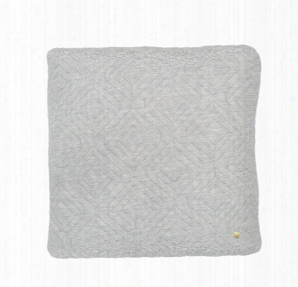 18 X 18 Quilt Cushion In Light Grey Design By Ferm Living