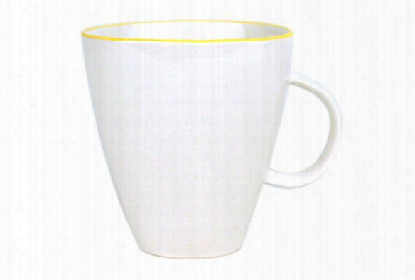 Abbesses Mug Yellow Rim Design By Canvas