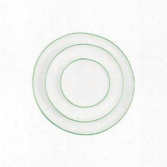 Abbesses Plates In Green Or Grey Design By Canvas