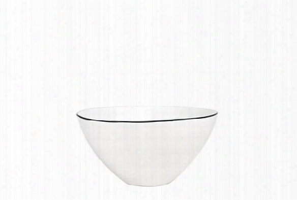 Abbesses Small Bowl Black Rim Design By Canvas