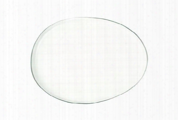 Abbesses Small Platter Platinum Rim Design By Canvas