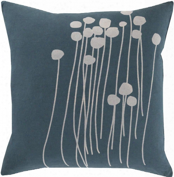 Abo Pillow In Dark Green & Light Grey Design By Lotta Jansdotter