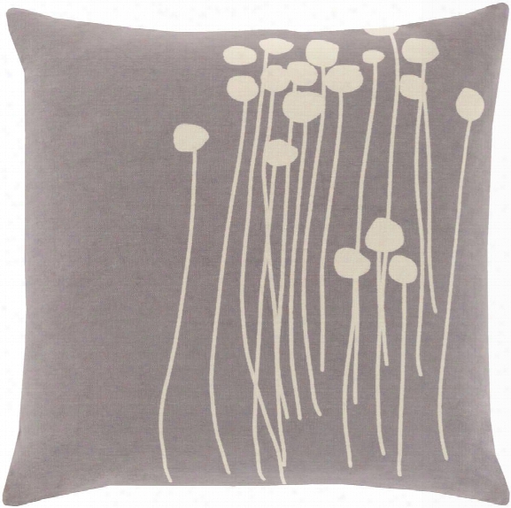 Abo Pillow In Medium Grey & Cream Design By Lotta Jansdotter