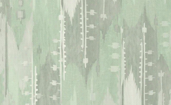 Abstract Stripes Wallpaper In Greens And Neutrals Design By Seabrook Wallcoverings