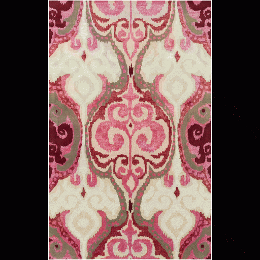 Banshee Beige & Pink Rug Design By Surya