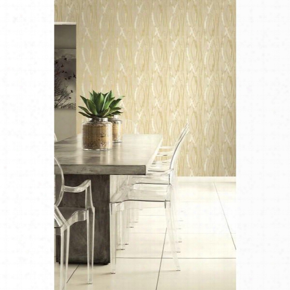 Barbados Wallpaper In Gold And Beige From The Tortuga Collection By Seabrook Wallcoverings