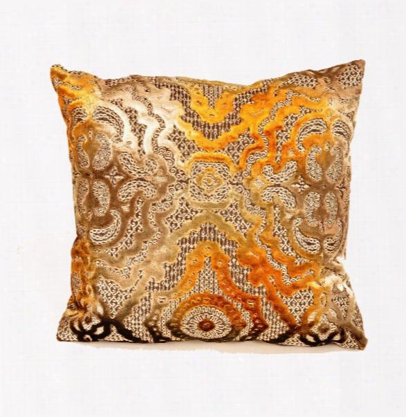Baroque Pillow In Gold Design By Baxter Designs