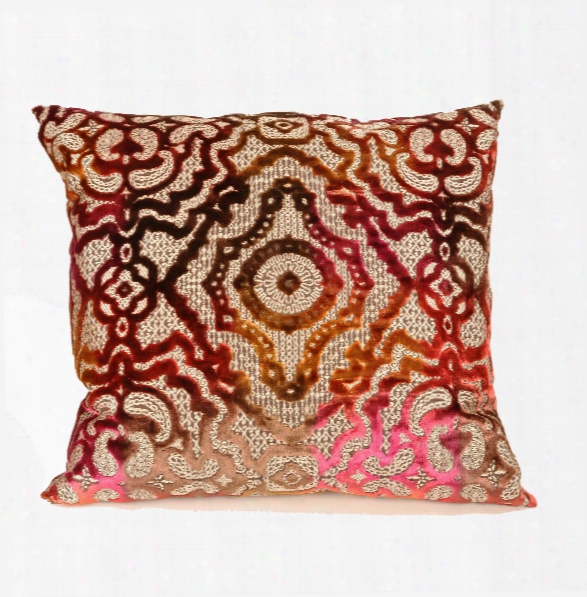 Baroque Pillow In Magenta Design By Baxter Designs