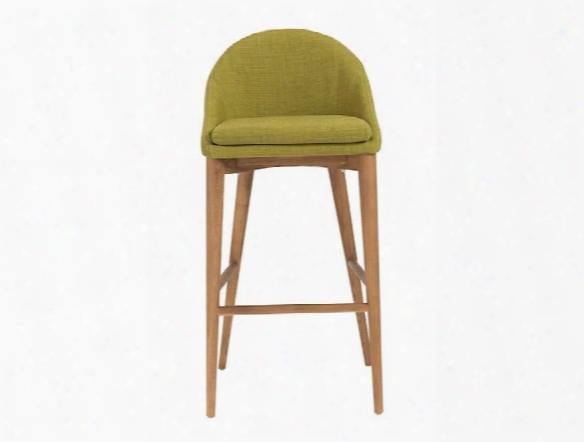 Baruch-b Bar Stool In Green Design By Euro Style