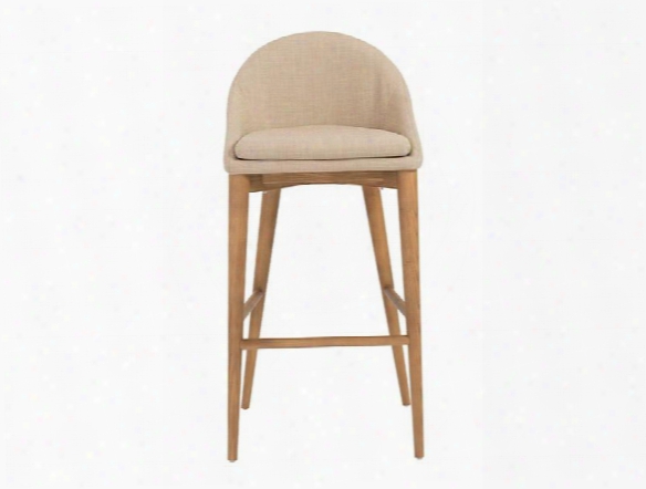 Baruch-b Bar Stool In Tan Designn By Euro Style