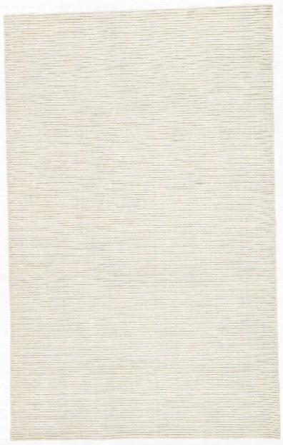 Basis Handmade Solid White Area Rug Design By Jaipur