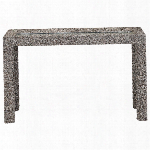 Batad Shell Console Table Design By Currey & Company