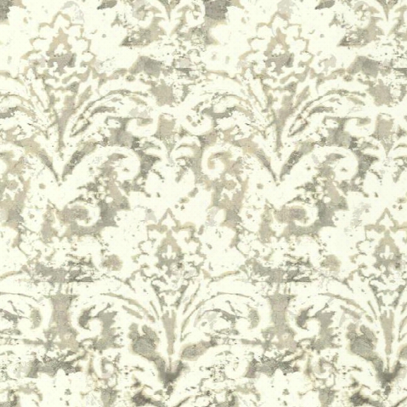 Batik Damask Wallpaper In Grey Design By Carey Lind Fo Ryork Wallcoverings