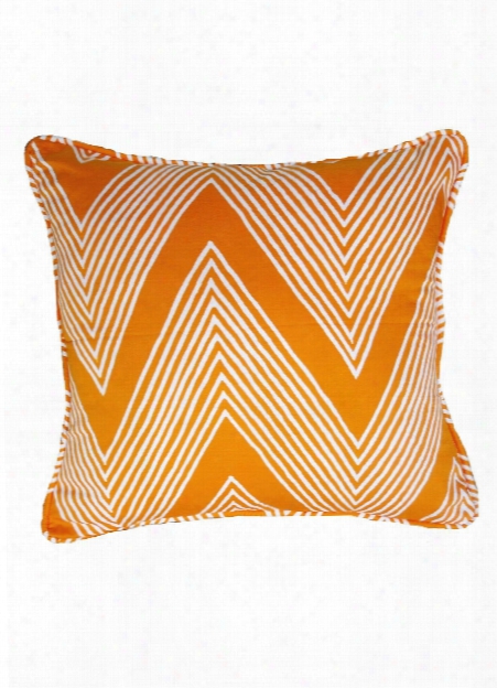 Bawa Pillow In White On Citrus Design By Selamat