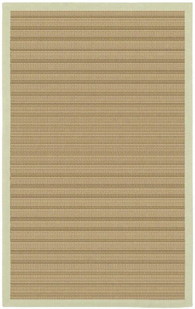 Bay Collection Hand-woven Area Rug In Tan & Green Design By Chandra Rugs