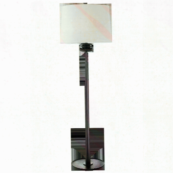 Beaumont Floor Lamp In Various Finishes W/ Linen Shade Design By Aerin