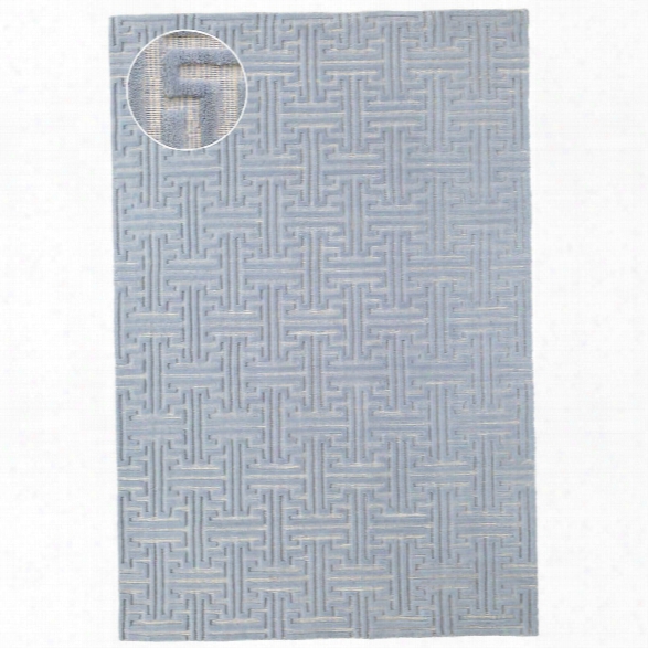 Beekman Delphinium Jacquard Loom Knotted Rug Design By Dash & Albert