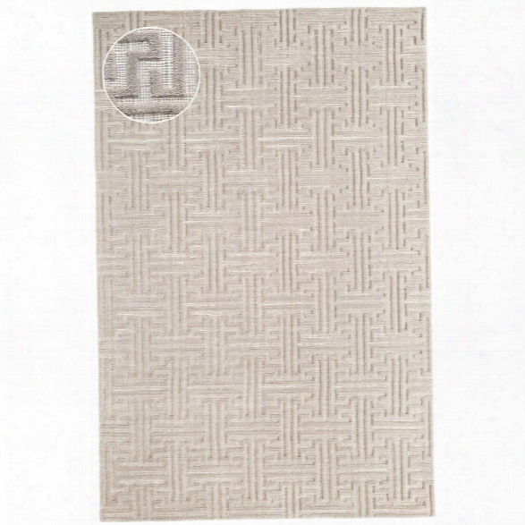 Beekman Zinc Jacquard Loom Knotted Rug Design By Dash & Albert