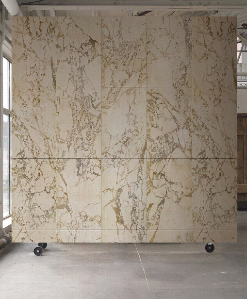 Beige Marble Wallpaper Design By Piet Hein Eek For Nlxl Wallpaper