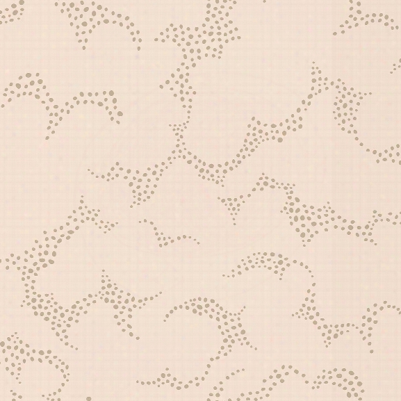 Sample Himmel Blush Abstract Dots Wallpaper From The Wonderland Collection By Brewster Home Fashions