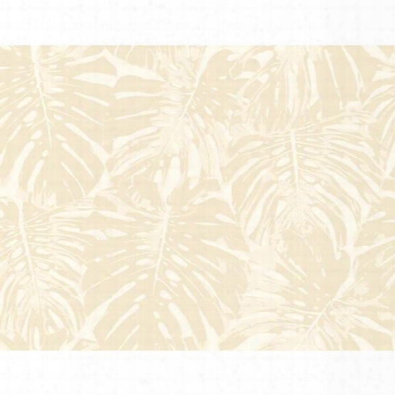 Sample Jamaica Wallpaper In Beige And Ivory From The Tortuga Collection By Seabrook Wallcoverings