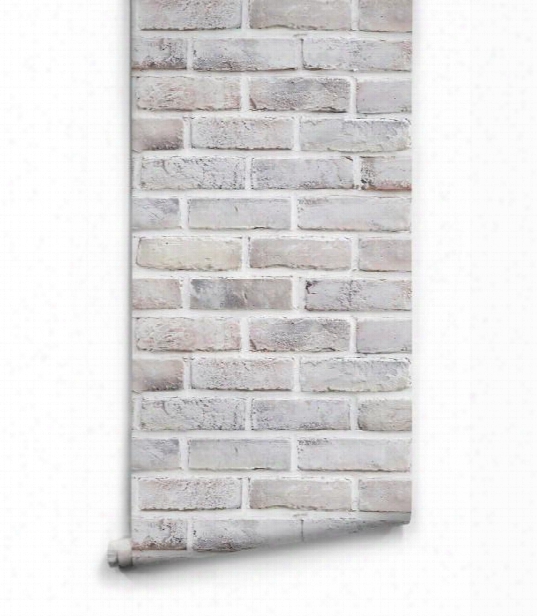 Sample Lime Washed Bricks Boutique Faux Wallpaper Design By Milton & King