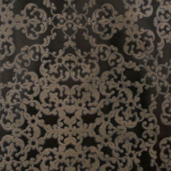 Sample Marisol Black Fractal Wallpaper From The Venue Collection By Brewster Home Fashions