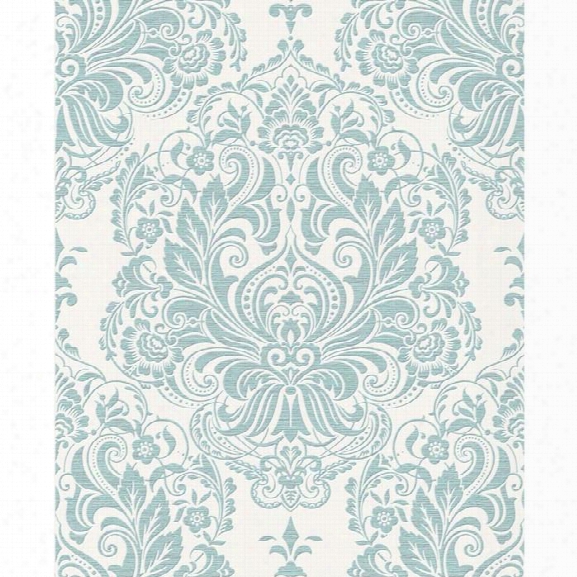 Sample Melody Wallpaper In Duck Egg From The Palais Collection By Graham & Brown