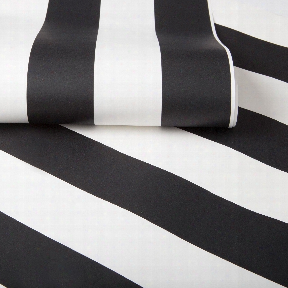 Sample Monochrome Stripe Wallpaper From The Kids Collection By Graham & Brown