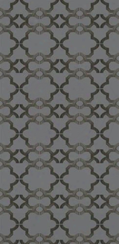 Sample Of Acorn Gate Wallpaper In Charcoal - Kreme