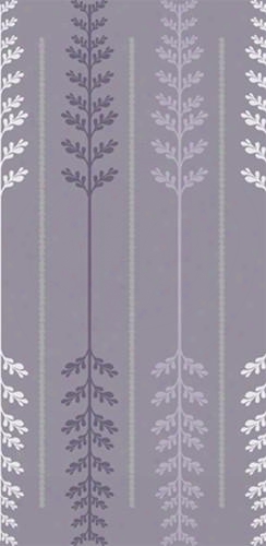 Sample Of Ferns Wallpaper In Amethyst Multi - Kreme