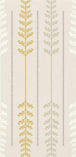 Sample Of Ferns Wallpaper In Taupe Multi - Kreme