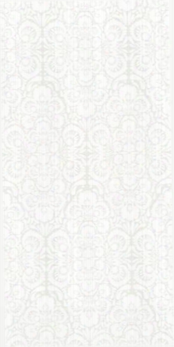 Sample Of Folk Flower Wallpaper In Ivory And White - Kreme