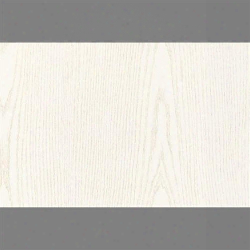 Sample White Pearl Self-adhesive Wood Grain Contact Wallpaper By Burke Decor