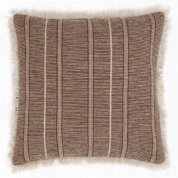 Samson Oak Woven Cotton Decorative Pillow Design By Dash & Albert