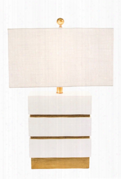 San Simeon Table Lamp In Gloss White Design By Couture Lamps