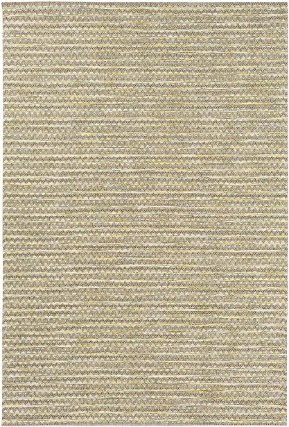 Santa Cruz Outdoor Rug In Camel & Gra$s Green Design By Surya