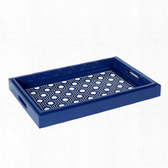 Sasoon Rectangle Nesting Trays In Blue Design By Bungalow 5