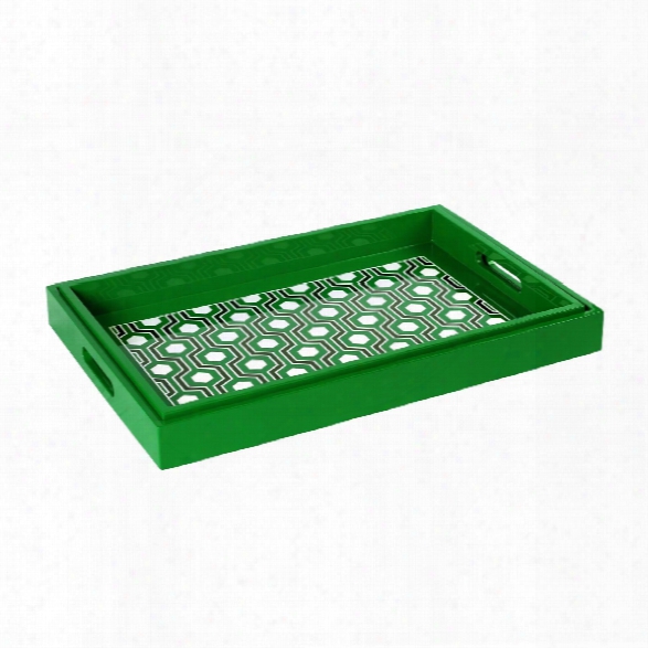 Sasoon Rectangle Nesting Trays In Green Design By Bungalow 5