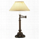 Abbey Bronze Swing Arm Table Lamp design by Jonathan Adler