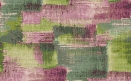 Abstract Blocks Wallpaper in Purples, Greens, and Metallic design by Seabrook Wallcoverings