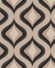 Sample Trippy Charcoal Wallpaper by Graham and Brown