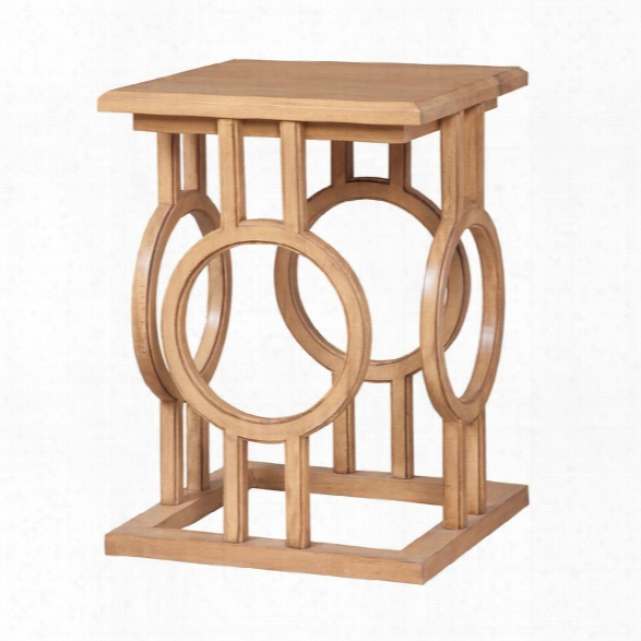 Circle Cut Out Accent Table Design By Burke Decor Home