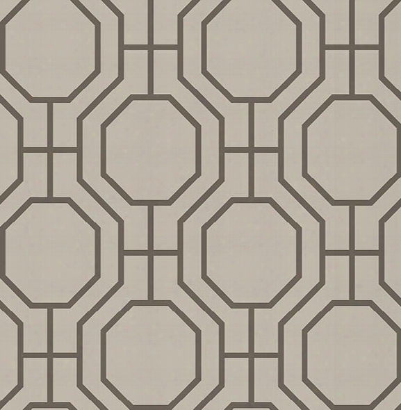 Circuit Taupe Modern Ironwork Wallpaper From The Symetrie Collection By Brewster Home Fashions